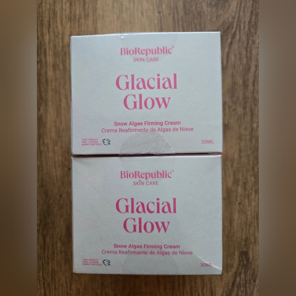 BioRepublic Glacial Glow Firming Cream 2 Pack - New, Sealed